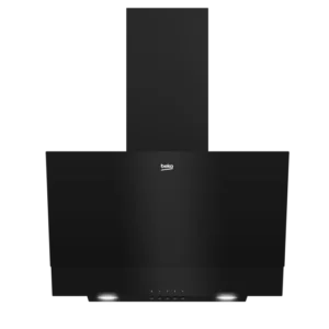 Beko 60cm Black Glass Inclined Hood