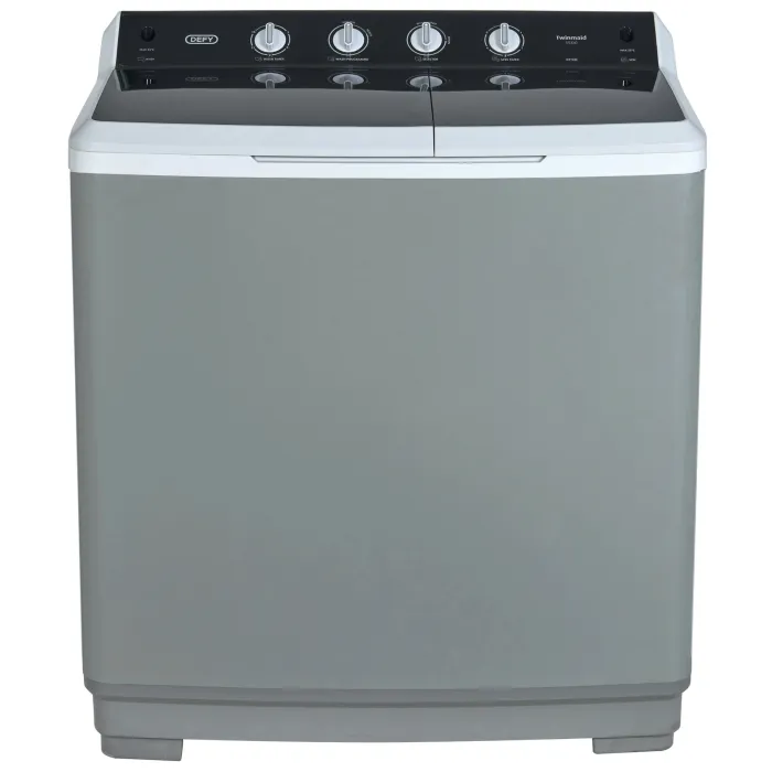 Defy 15kg Twin Tub Washing Machine Metallic