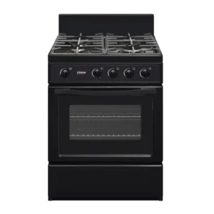 Univa 4 Burner Gas Stove Black 600mm