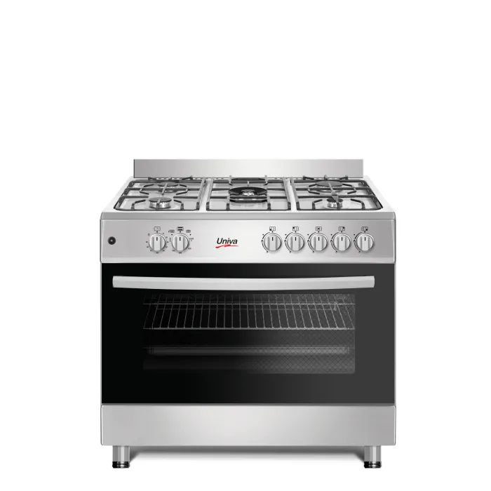 Univa 90cm 5 Burner Gas Stove Stainless Steel