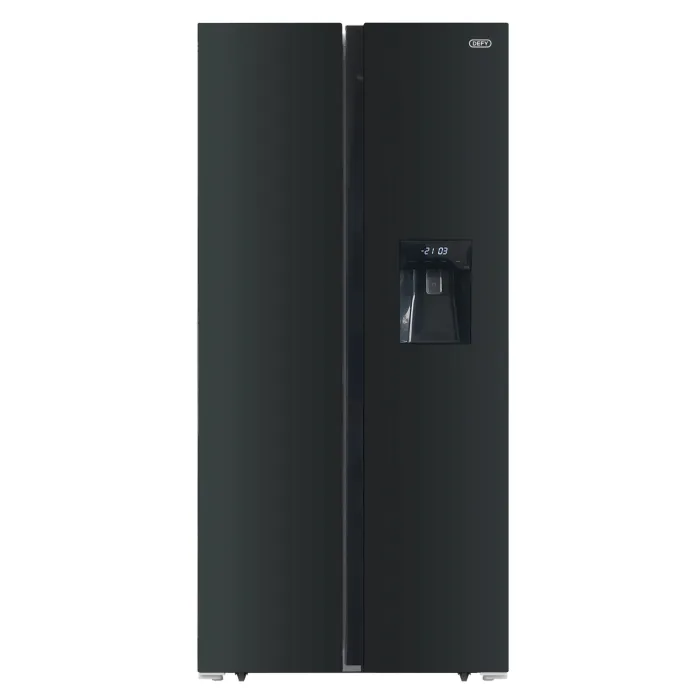 Defy 496L Side By Side Glassdoor Fridge Freezer Water Dispenser DFF456