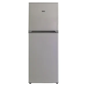 KIC 170L Top Freezer Fridge Metallic