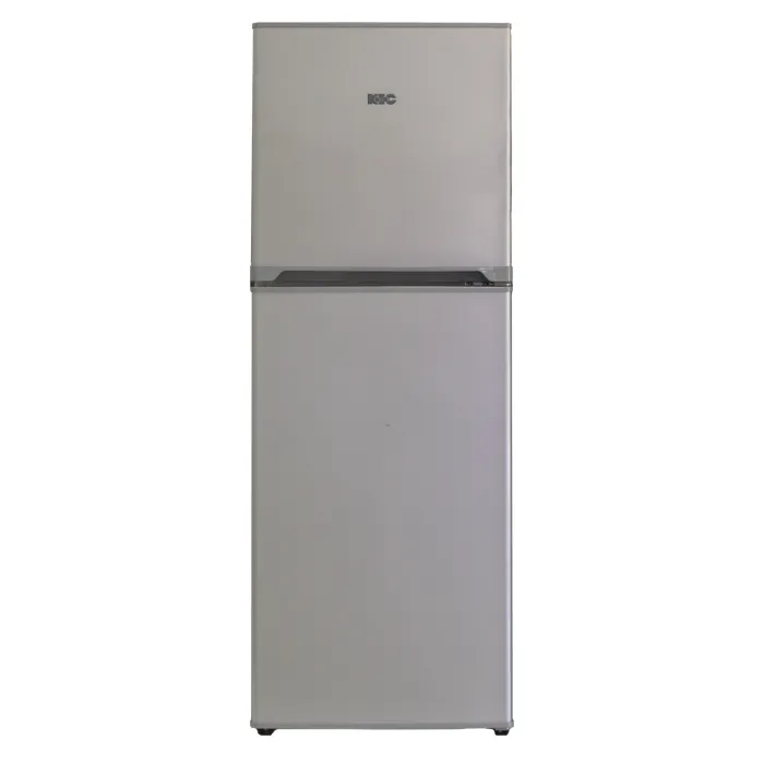 KIC 170L Top Freezer Fridge Metallic