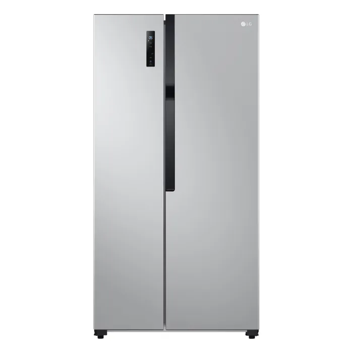 LG 519L Side by Side Fridge Freezer Silver GCFB507PQAM