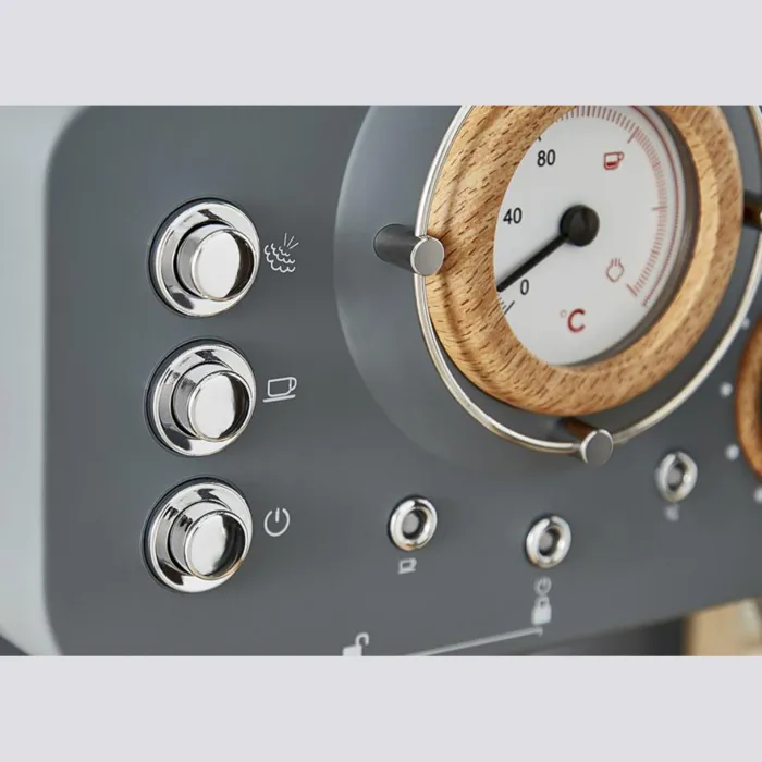 Swan Nordic Slate Grey Espresso Machine SK22110GRYN - Image 3