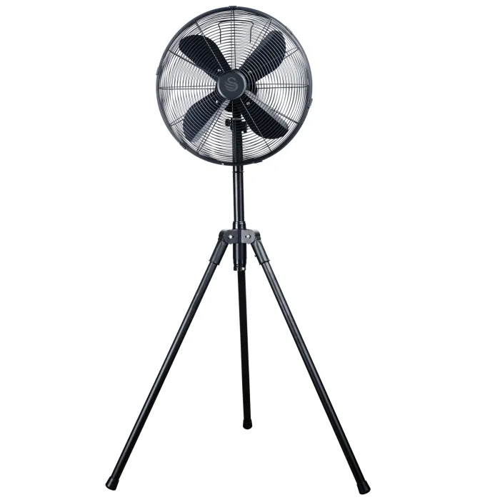 Swan Stealth Black 45cm Pedestal Tripod Fan SPF45ST